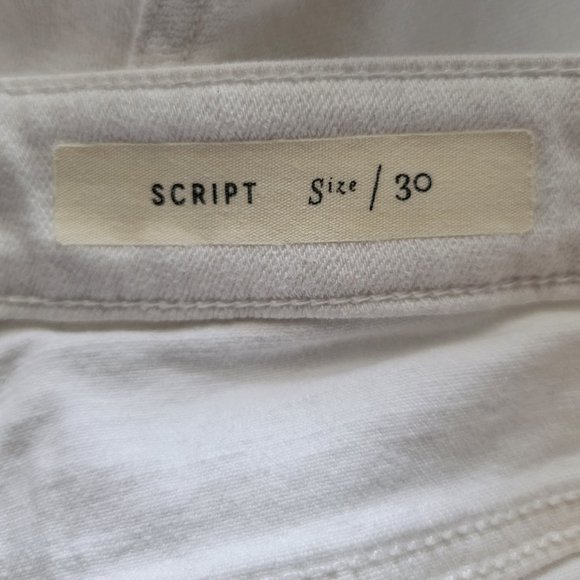Anthropologie Pilcro and the Letterpress Script Distressed Cutoff Denim Shorts - Picture 14 of 15